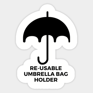 Re-Usable Umbrella Bag Sticker